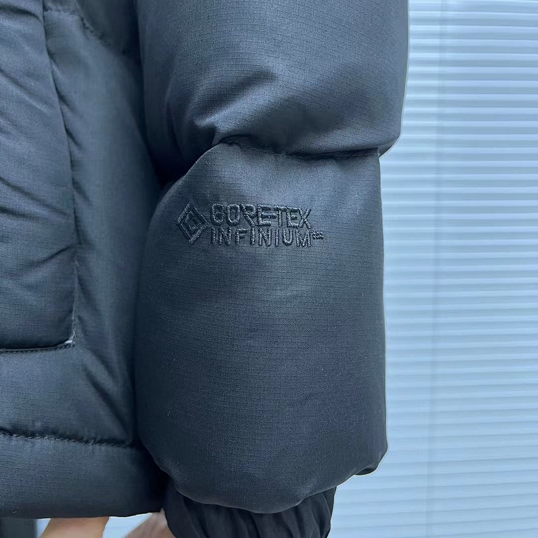 The North Face Black Hooded Quilted Puffer Jacket