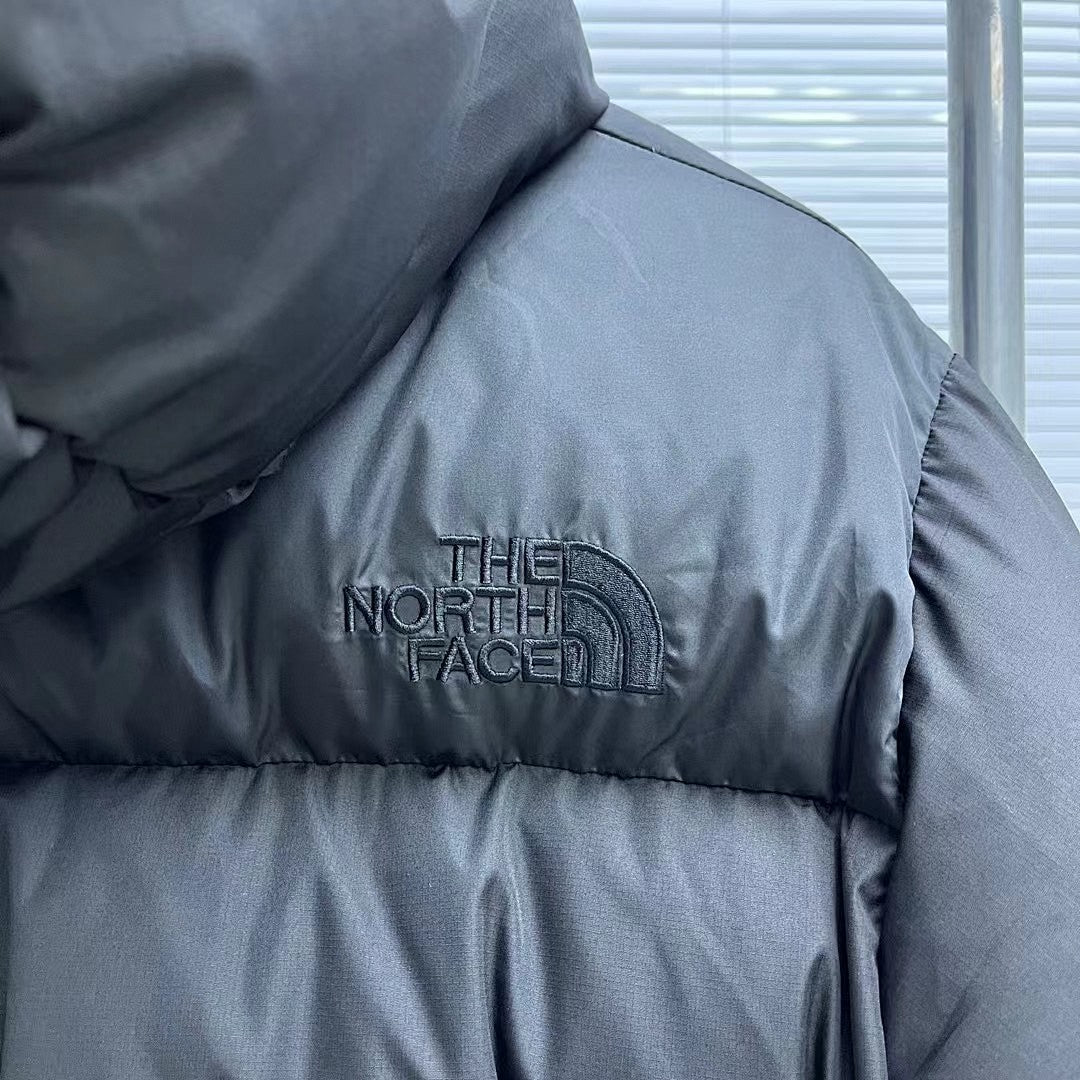 The North Face Black Hooded Quilted Puffer Jacket