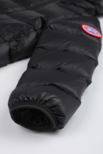 Canada Goose Black Hooded Quilted Puffer Jacket