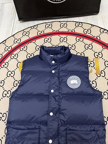 Canada Goose Navy Blue Quilted Puffer Vest