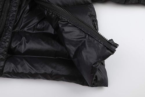 Canada Goose Black Hooded Quilted Puffer Jacket