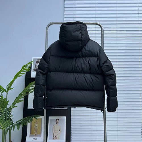 The North Face Black Hooded Quilted Puffer Jacket