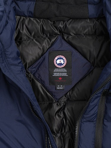 Canada Goose Navy Blue Stand-Collar Quilted Jacket