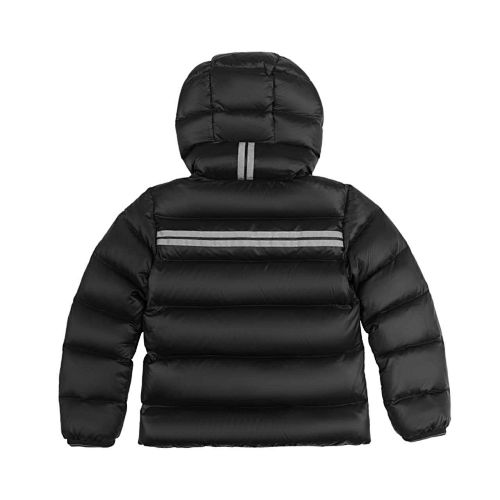 Canada Goose Black Hooded Quilted Puffer Jacket