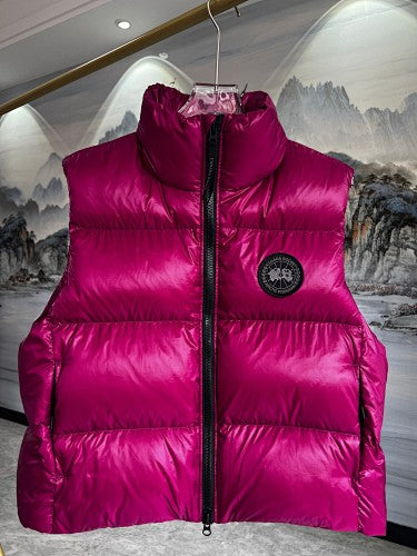 Canada Goose Glossy Fuchsia Quilted Puffer Vest