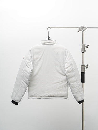 Canada Goose White Stand-Collar Quilted Jacket