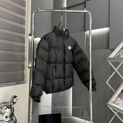 The North Face Black Stand-Collar Puffer Jacket