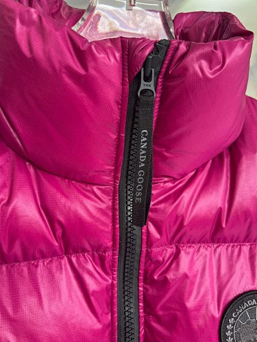 Canada Goose Glossy Fuchsia Quilted Puffer Vest