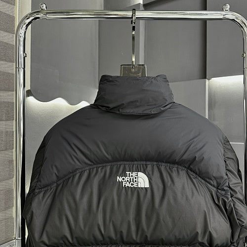 The North Face Black Stand-Collar Puffer Jacket