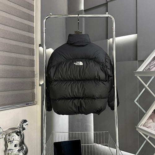 The North Face Black Stand-Collar Puffer Jacket