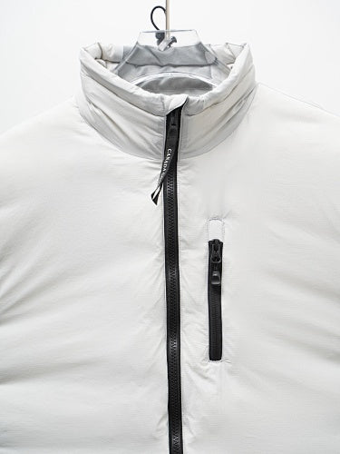 Canada Goose White Stand-Collar Quilted Jacket