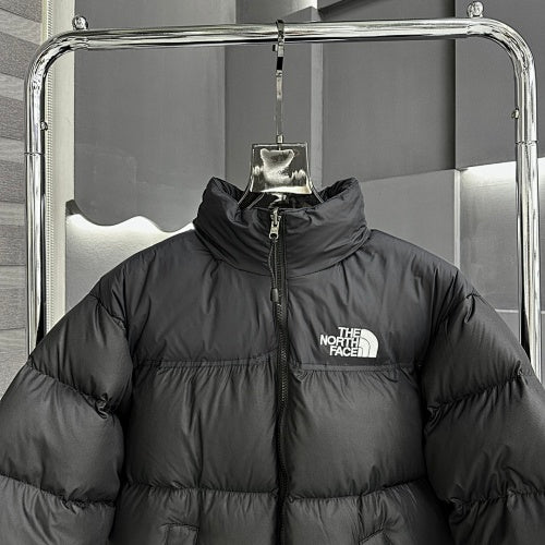 The North Face Black Stand-Collar Puffer Jacket