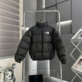 The North Face Black Stand-Collar Puffer Jacket