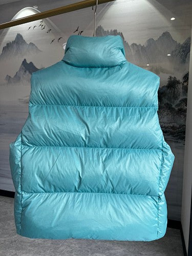Canada Goose Glossy Turquoise Quilted Puffer Vest