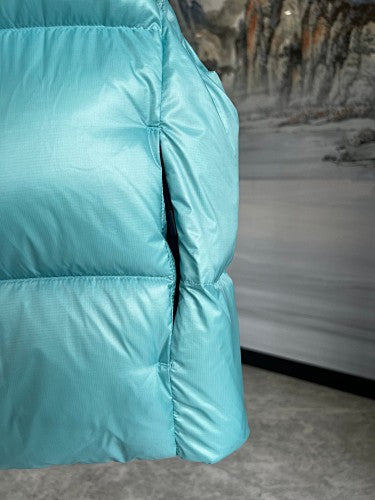 Canada Goose Glossy Turquoise Quilted Puffer Vest