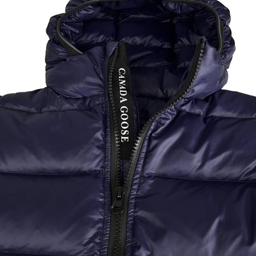 Canada Goose Navy Blue Hooded Quilted Puffer Jacket