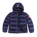 Canada Goose Navy Blue Hooded Quilted Puffer Jacket