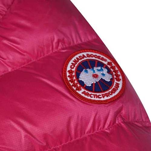 Canada Goose Fuchsia Pink Hooded Quilted Puffer Jacket
