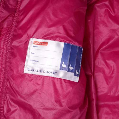 Canada Goose Fuchsia Pink Hooded Quilted Puffer Jacket