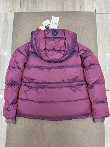 Lululemon Plum Purple Hooded Quilted Puffer Jacket