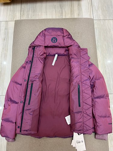 Lululemon Plum Purple Hooded Quilted Puffer Jacket