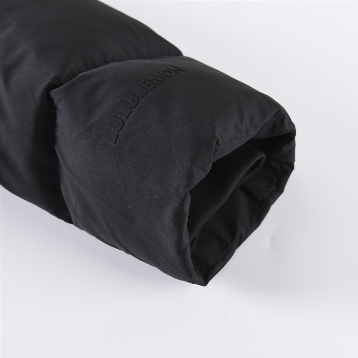 Lululemon Black Hooded Quilted Puffer Jacket