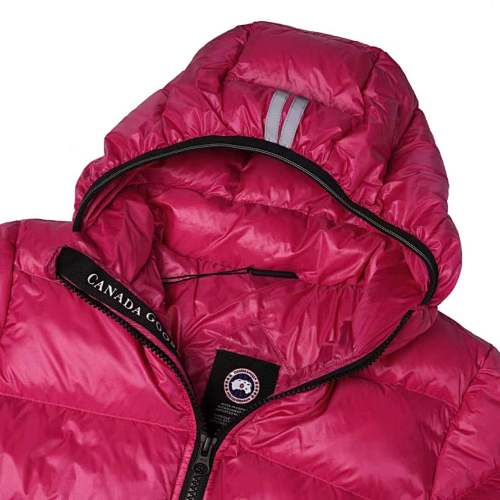 Canada Goose Fuchsia Pink Hooded Quilted Puffer Jacket