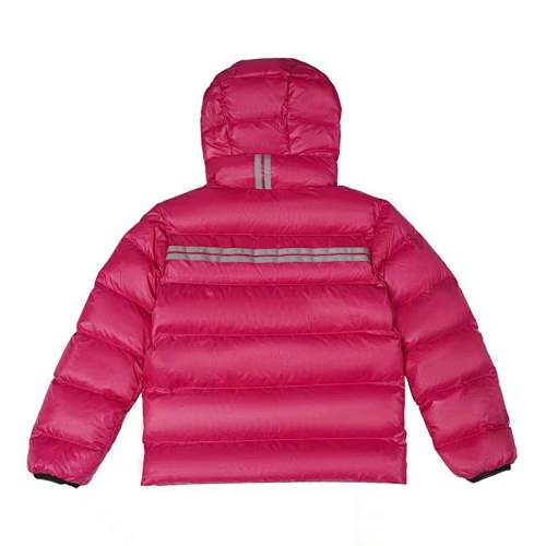 Canada Goose Fuchsia Pink Hooded Quilted Puffer Jacket