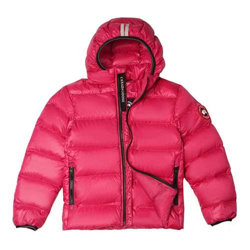 Canada Goose Fuchsia Pink Hooded Quilted Puffer Jacket