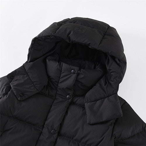 Lululemon Black Hooded Quilted Puffer Jacket
