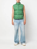ERL checked quilted down gilet