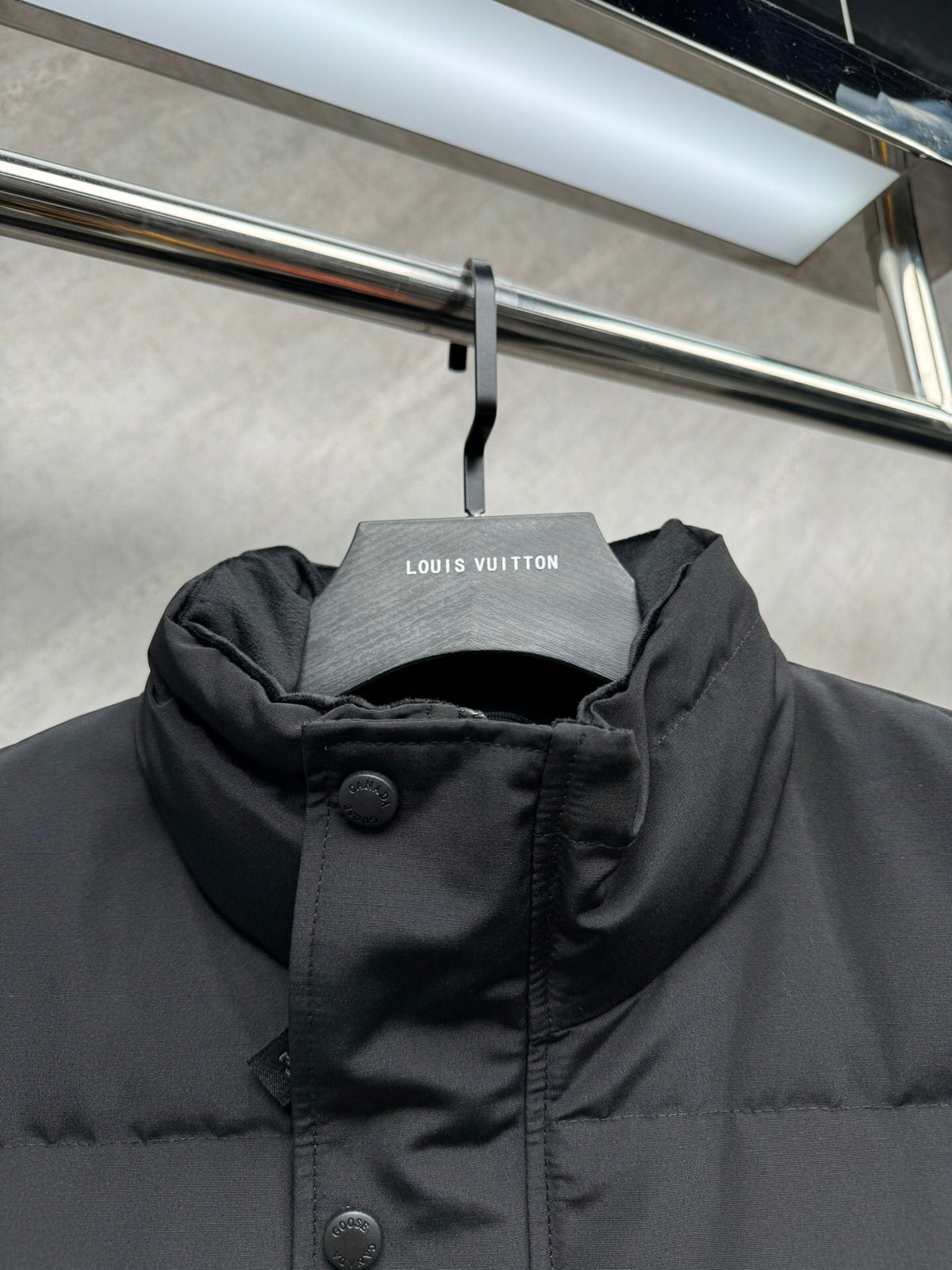 Canada Goose Black Quilted Stand-Collar Puffer Vest