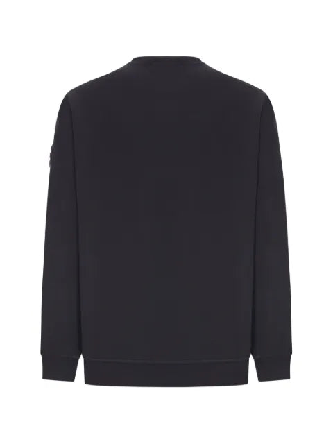 Stone Island 6100069 stretch cotton fleece_s.i. Ghost comfort-fit crewneck sweatshirt