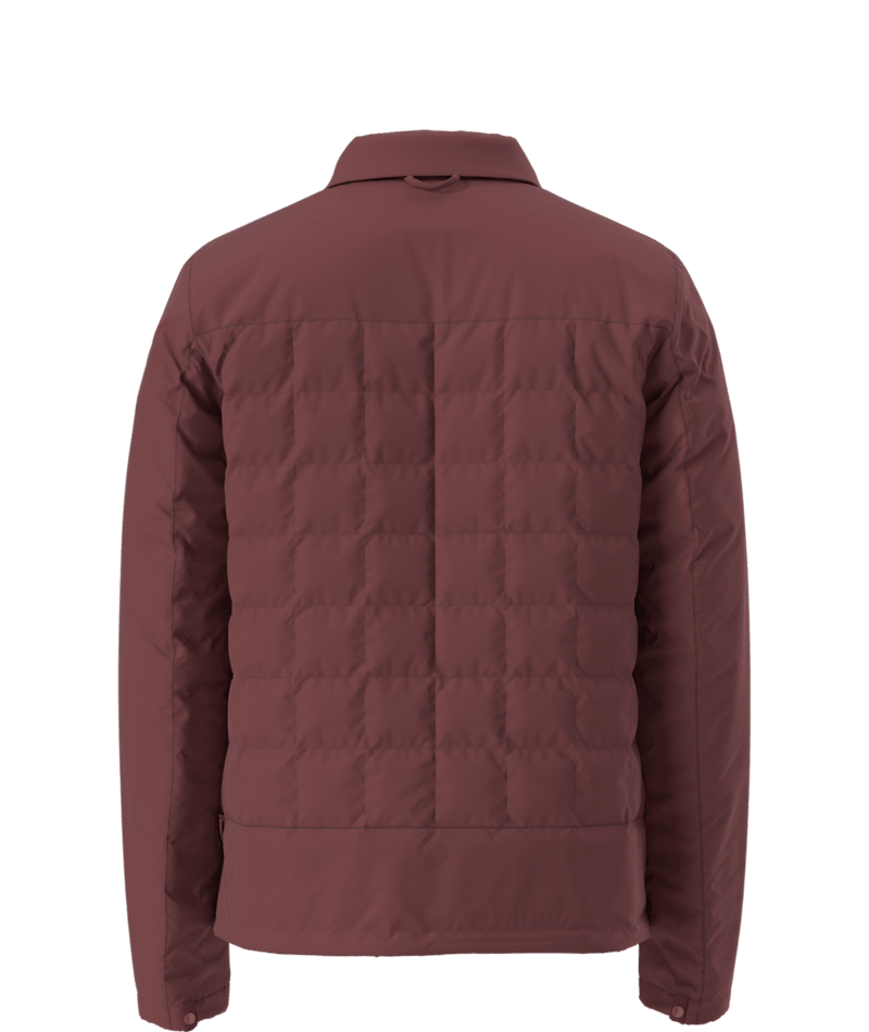 The North Face Burgundy Layered Hooded Jacket