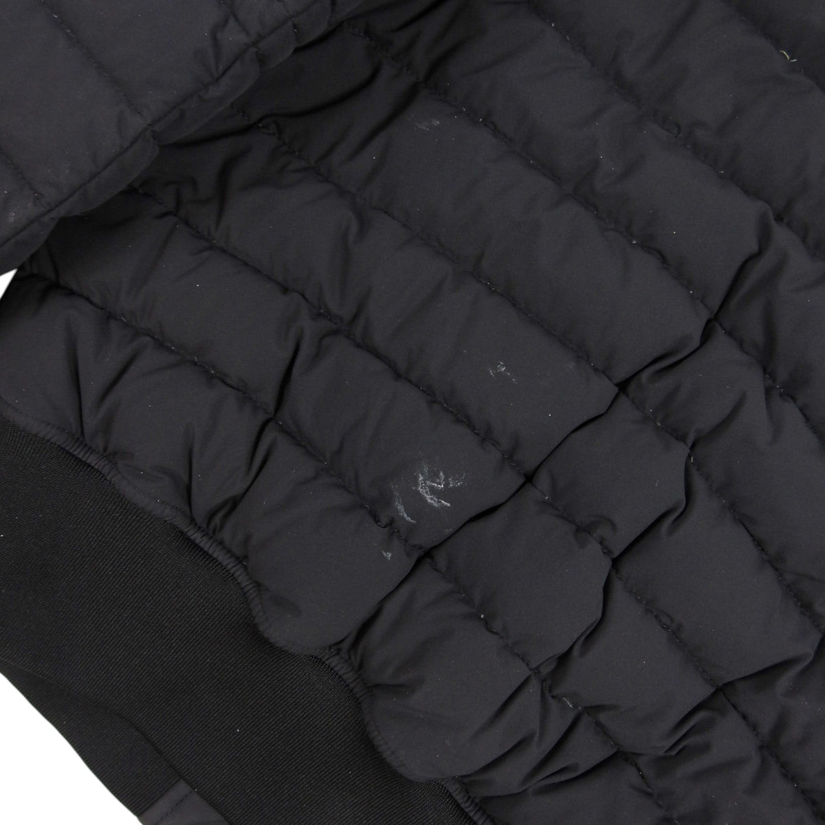 Moncler Black Mixed-Quilt Zip-Up Bomber Jacket