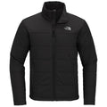 The North Face Black Horizontal-Quilt Stand-Collar Jacket