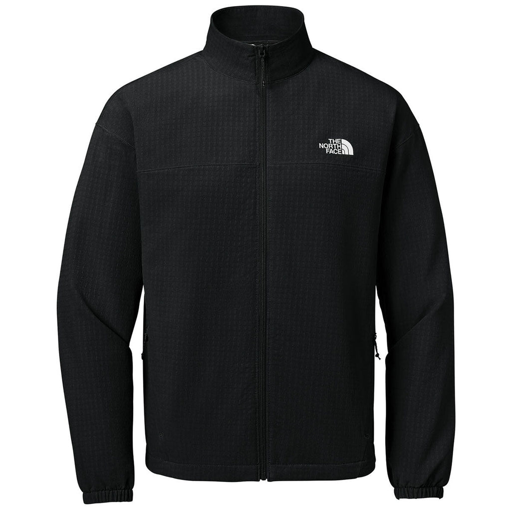 The North Face Black Full-Zip Stand-Collar Jacket