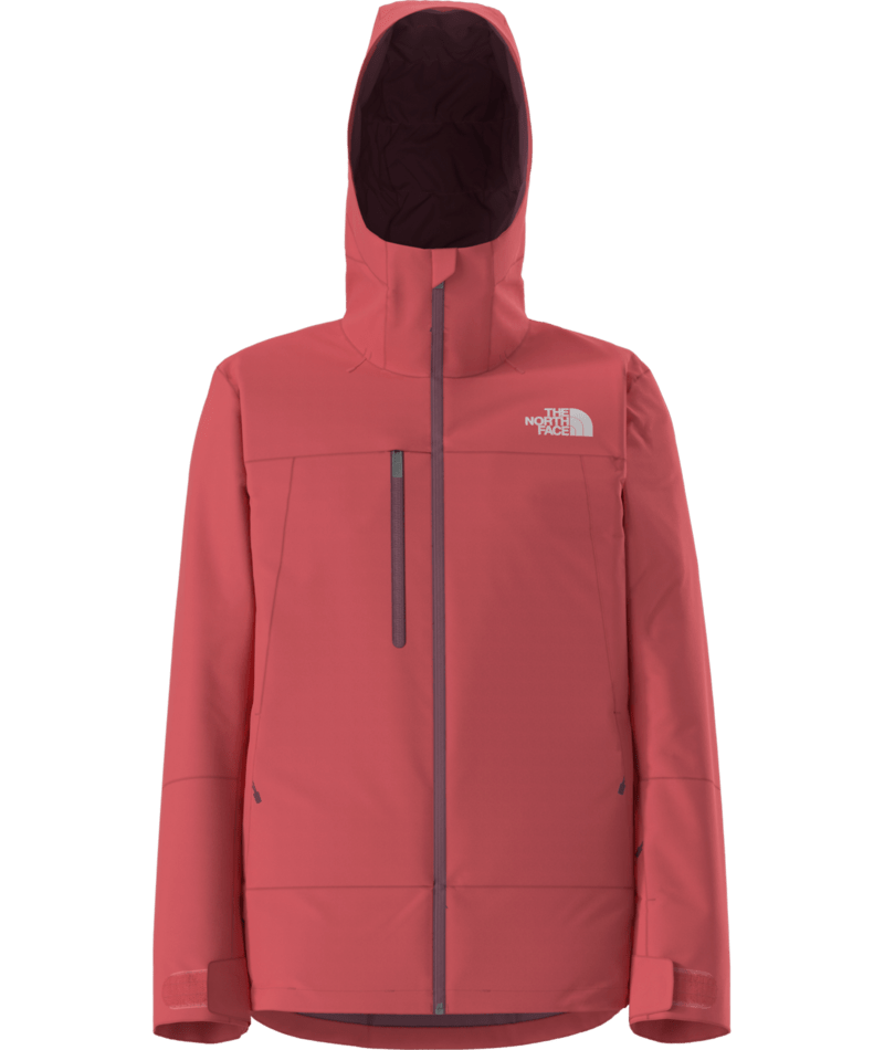 The North Face Coral Red Full-Zip Hooded Jacket