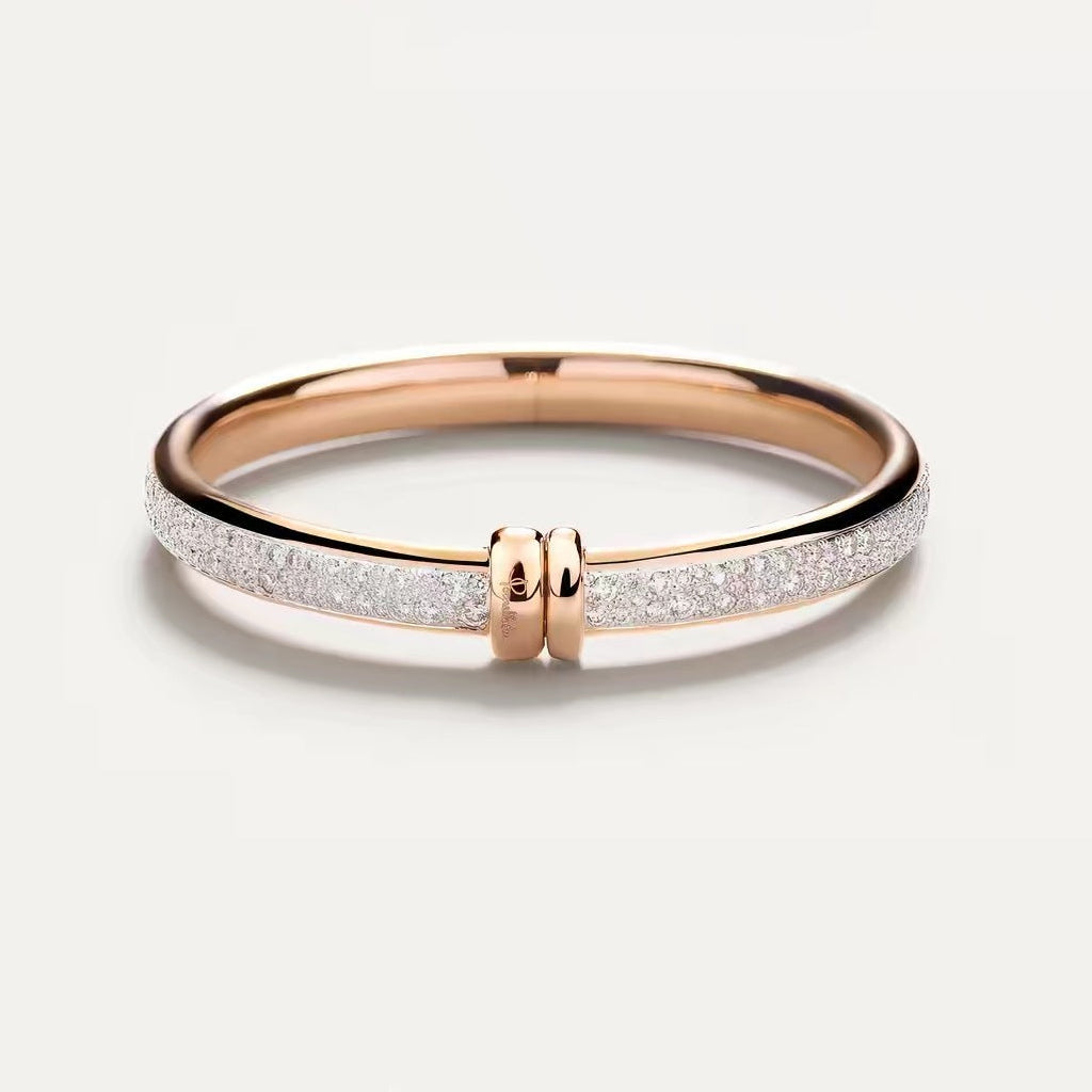 Pomellato Style Classic Cubic Zirconia Bangle