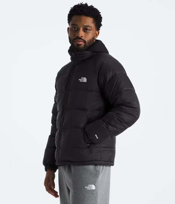 The North Face Black Stand-Collar Quilted Puffer Jacket