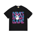 BAPE Stacked Typography Ape Head Graphic T-Shirt