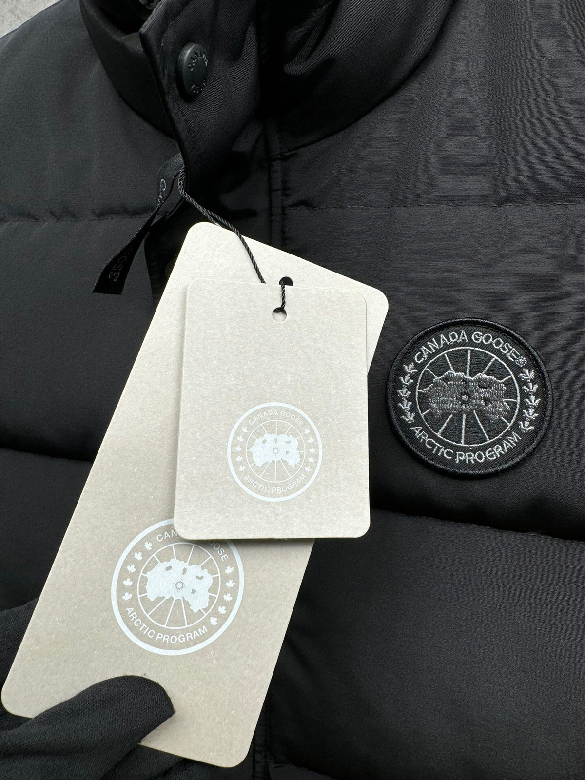 Canada Goose Black Quilted Stand-Collar Puffer Vest