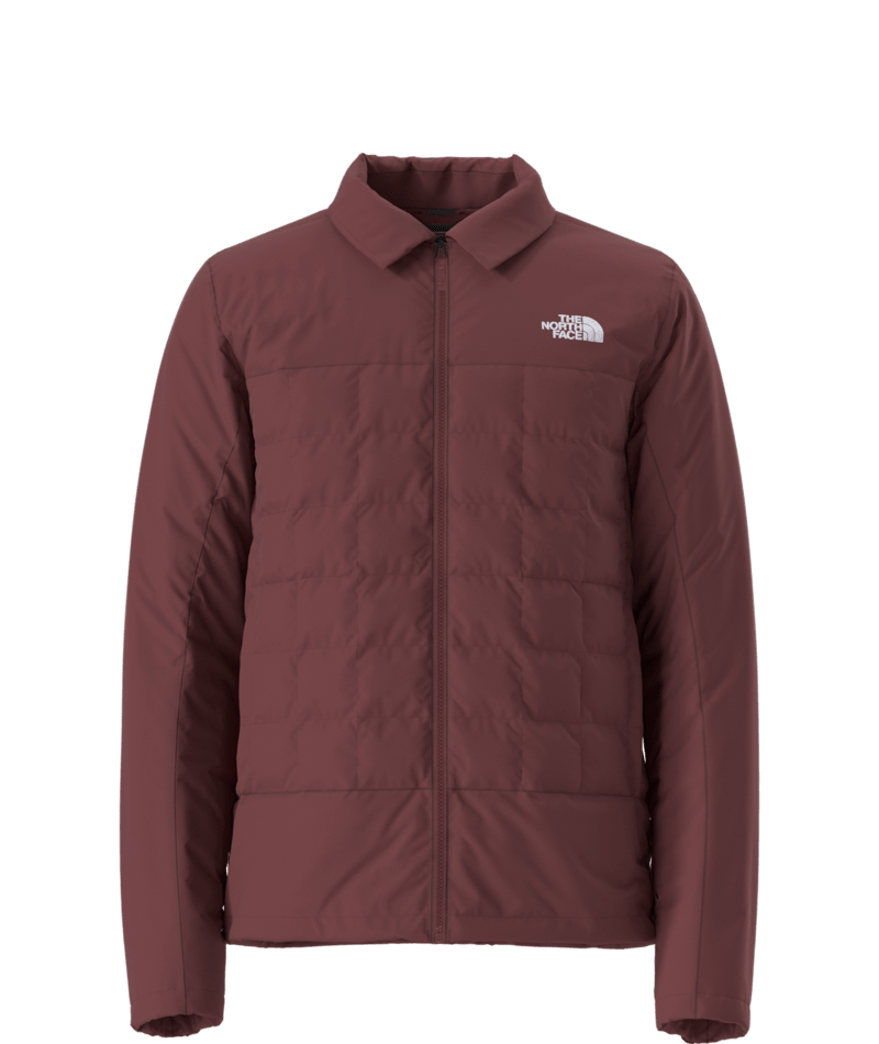 The North Face Burgundy Layered Hooded Jacket