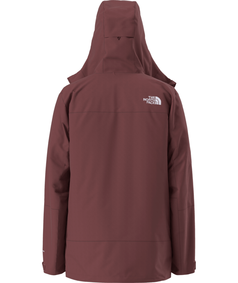 The North Face Burgundy Layered Hooded Jacket