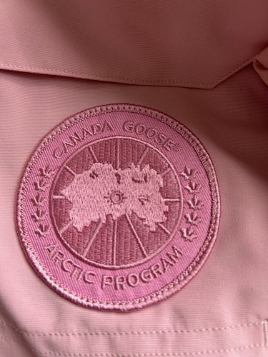 Canada Goose Dusty Pink Hooded Multi-Pocket Puffer Jacket